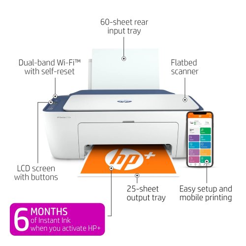 HP DeskJet 2742e All-in-One Printer - Refurbished - Grade B - Image 6