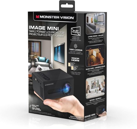 Monster Image Mini Projector: MHV1-1050-CAN Refurbished
