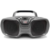 Sylvania SRCD1037BT CD Radio Boombox (Black/Titanium) - Refurbished - Grade B (Very Good)