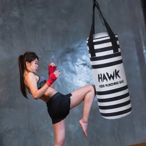 Hawk Sports Kids Punching Bag - Grey
