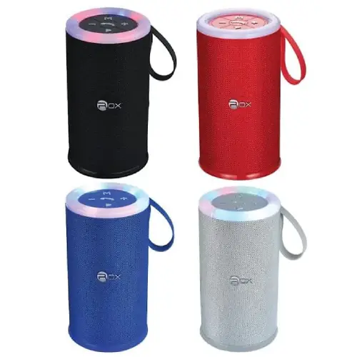 Rox Radioactive Bluetooth Speaker - Black/Blue/Grey/Red
