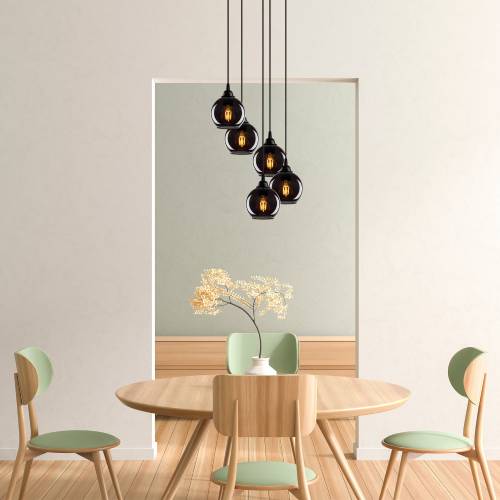 OPVIQ Smoked-012 Pendant Light (Like New) - F164 - Image 2