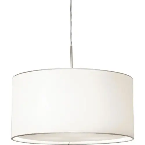 AFX MAE 20" Pendant 120V, Satin Nickel / Linen White (Like New) - F92
