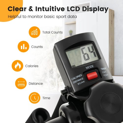 GYMAX Pedal Exercise Bike for Seniors with LCD Monitor (New) - F115 - Image 7
