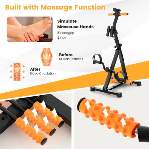 GYMAX Pedal Exercise Bike for Seniors with LCD Monitor (New) - F115 - Image 5