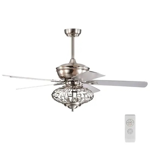 Tangkula Ceiling Fan with Crystal Light (Like New) - F130 - Image 4