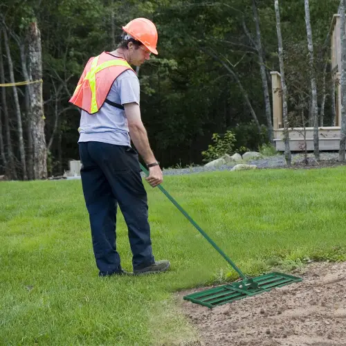 Costway Lawn Leveling Rake 36'' x 10'' Heavy Duty Level Lawn Tool for Garden Backyard/Lawn (Good) - F184