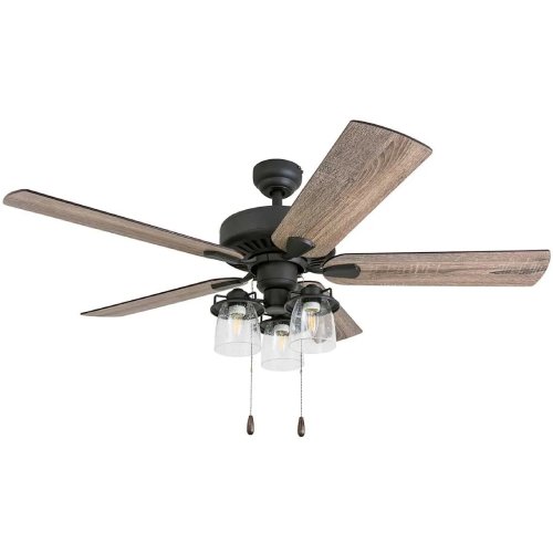 Prominence Home 52 Inch Briarcrest, Bronze, Pull Chain, Ceiling Fan, Pull Chain (Like New) - F197 - Image 2