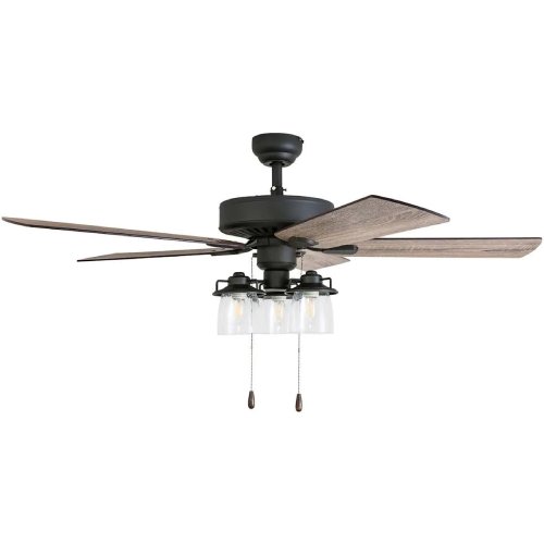 Prominence Home 52 Inch Briarcrest, Bronze, Pull Chain, Ceiling Fan, Pull Chain (Like New) - F197
