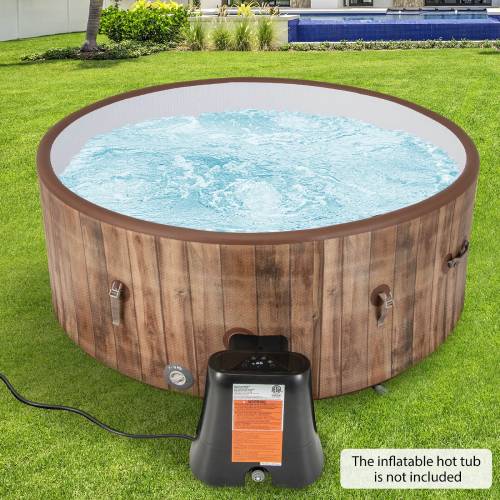 Total Tactic NP11786US-BK 1350W Electric Heater Pump with Touch Panel & LED Display, Black (Like New) - F216