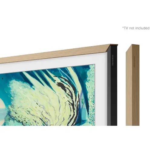 Samsung 65" Customizable Bezel For The Frame TV, Modern Teak - F235 - Image 4