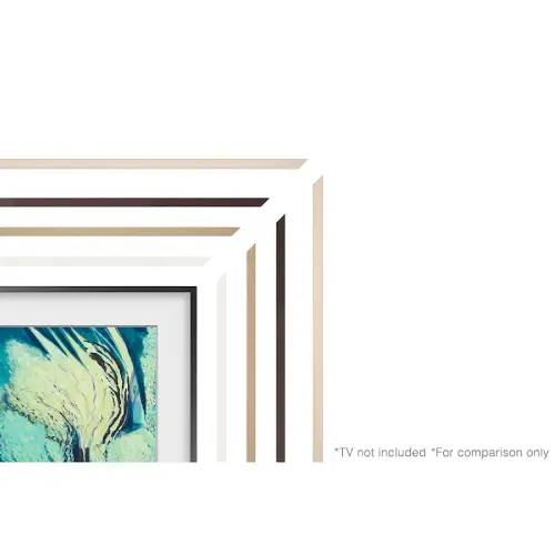 Samsung 65" Customizable Bezel For The Frame TV, Modern Teak - F235 - Image 2