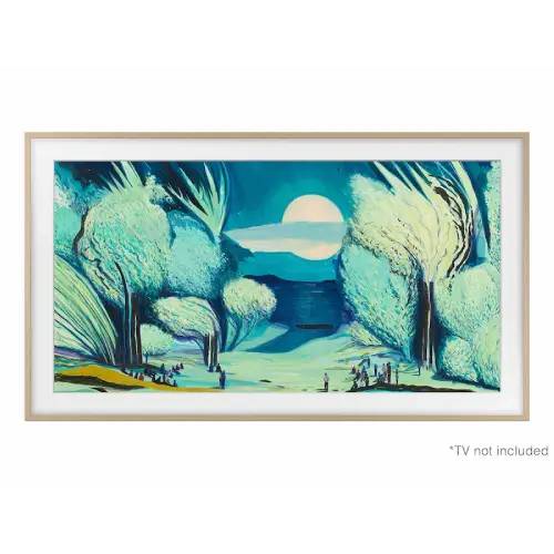 Samsung 65-Inch The Frame Customizable Bezel – Teak, Modern - F236