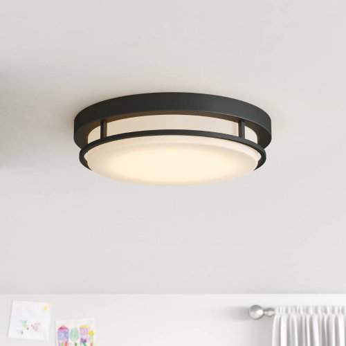 Wade Logan LED Flush Mount, White (Like New) - F281