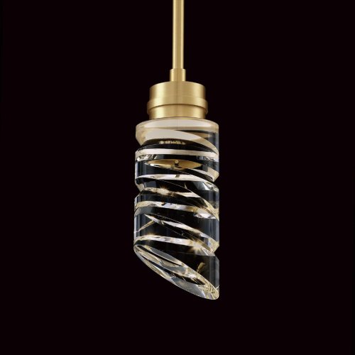 MOTINI 1-Light Modern Crystal LED Pendant Light (Good) - F283