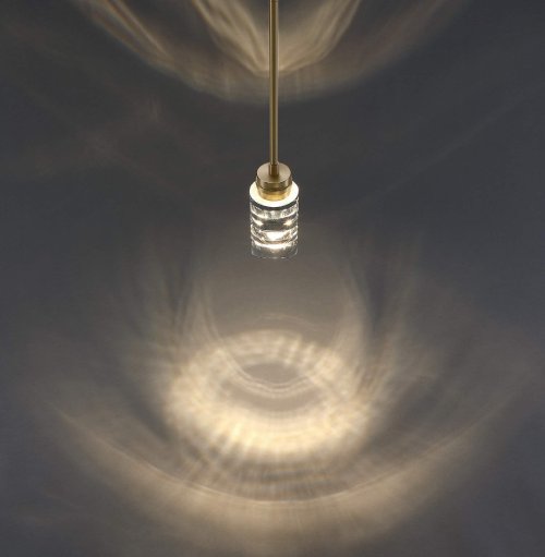 MOTINI 1-Light Modern Crystal LED Pendant Light (Good) - F283 - Image 5