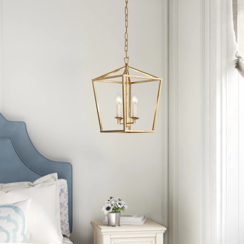 Cordelia 4 - Light Lantern Pendant, Gold (Like New) - F303