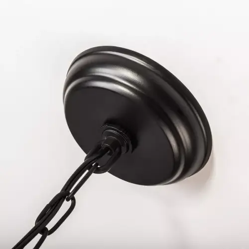 Maxax 5 Lights Wagon Wheel Chandelier, Black (Like New) - F305 - Image 6