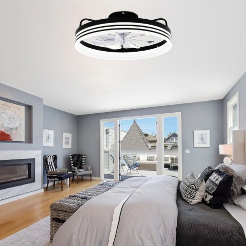 Bella Depot Retractable Ceiling Fan with Lights (Like New) - F315