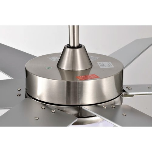 Aristeidis 52" Ceiling Fan with LED Lights, Brushed Nickel (Like New) - F318 - Image 4