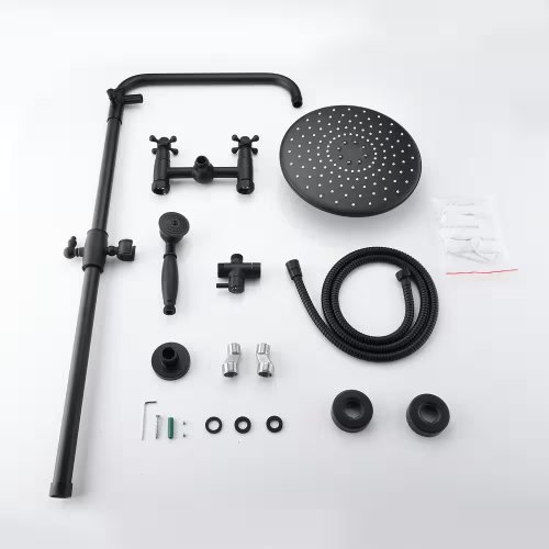 CASAINC Matte Black 10-in Rainfall Built-In Shower System (Like New) - F320 - Image 2
