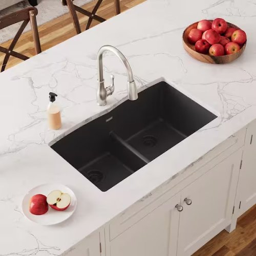 Elkay Quartz Classic Equal Double Bowl Undermount Sink (New) - F8