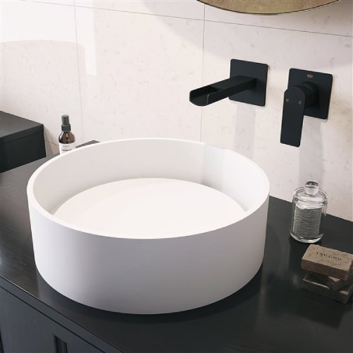 VIGO Anvil Matte Stoneâ„¢ Vessel Bathroom Sink, (Like New) - F83