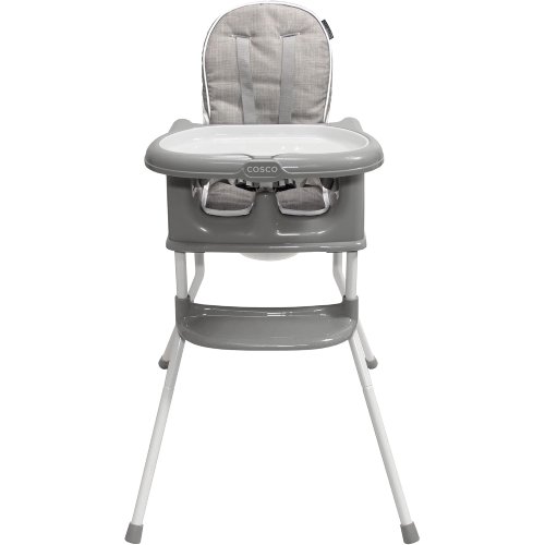 Cosco Sit Smart 4-in-1 Highchair, Grey Linen (Like New) - F88