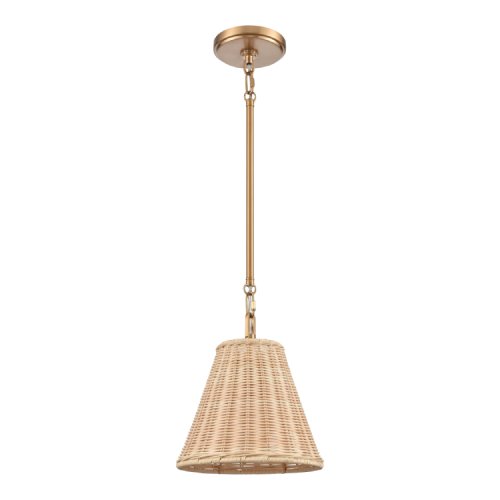 Elk Home Rydell EC89755/1 Brushed Gold 1 light (Like New) - F134