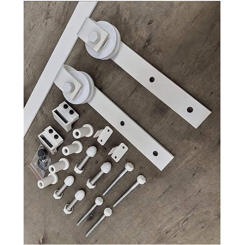 Sliding Door Installation Kit, White (Like New) - F356 - Image 4