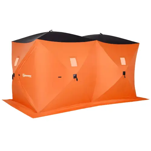 Outsunny 8-Person Pop-up Portable Ice Fishing Tent with Ventilation Windows and Carrying Bag-22℉ (Like New) - F360 - Image 2