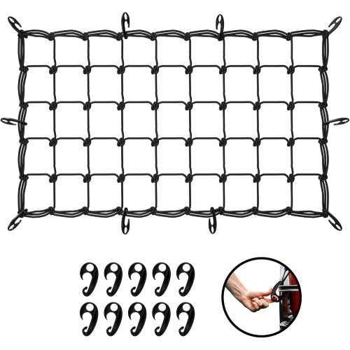 Mockins Truck Bed Cargo Net – Strong, Stretchable & Reliable (New) - F364