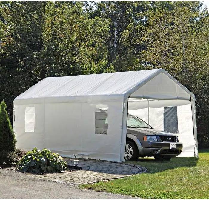 ShelterLogic Enclosure Kit – Add Walls & Windows to Your Canopy (Like New) - F365 - Image 4