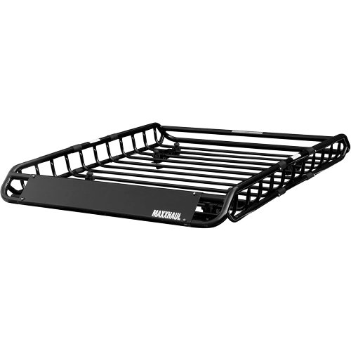 MAXXHAUL Universal Steel Roof Cargo Basket – Heavy Duty 150 lb Capacity (New) - F366