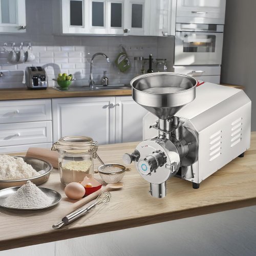 VEVOR 2200W Commercial Grinder – Heavy-Duty Grain & Spice Mill, 50kg/h (New) - F367