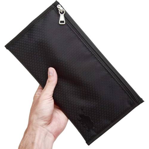 Cali Crusherà 100% Smell Proof Pouch w/Locking Key 11"x6" - Black - Image 2