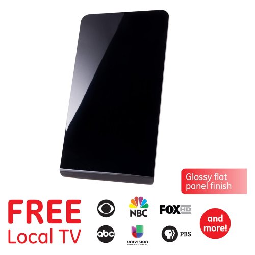 GE 33681 Pro HD Flat Passive Antenna, Black - Image 2