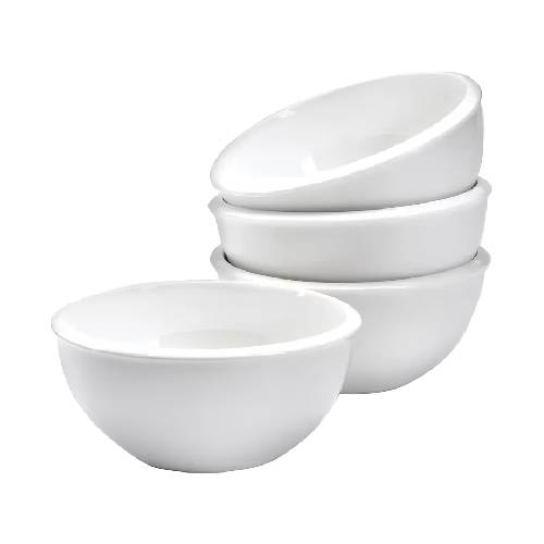 Premium Porcelain Classic Dipping Bowls, 4-Piece Set
