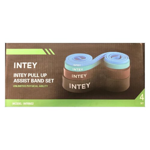 Intey Pull-Up Assist Band Set, Unlimited Physical Ability (INTRB02), Set of 4