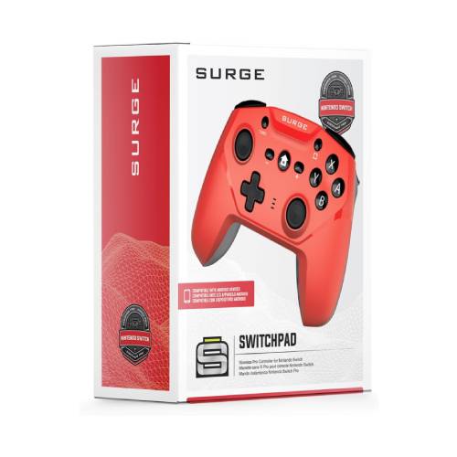 Wireless Pro Controller For Nintendo Switch & Switch 2 Controller (Neon Red) - Used - Like New - Image 6