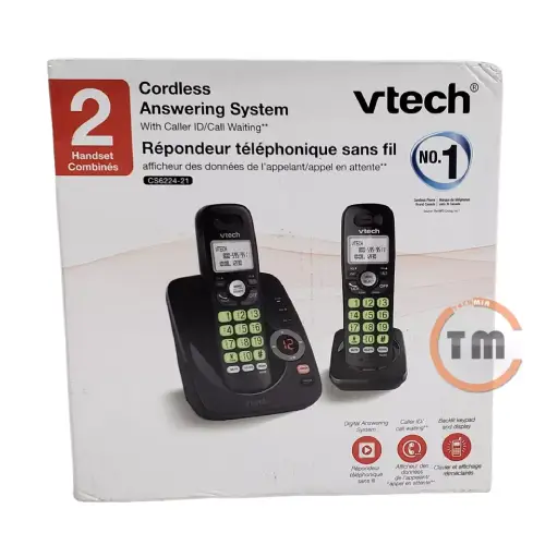 VTech CS6224-21 DECT 6.0 Cordless Phone - 2 Handsets - Image 5