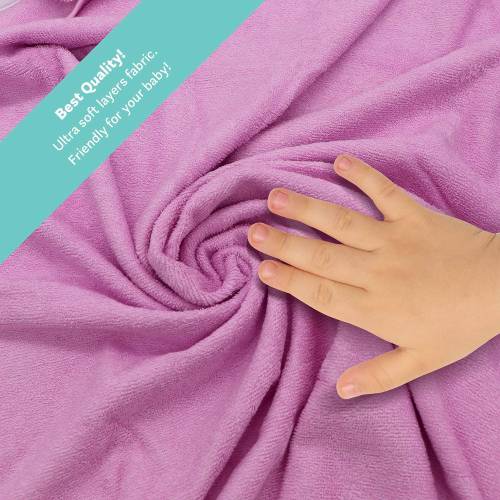Organic Bamboo Hooded Baby Towel by Liname - Extra Large (Rabbit) - Image 5