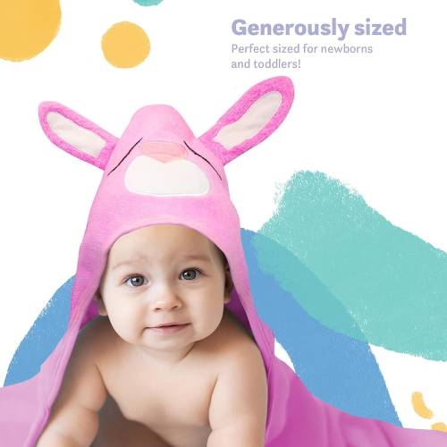 Organic Bamboo Hooded Baby Towel by Liname - Extra Large (Rabbit) - Image 6