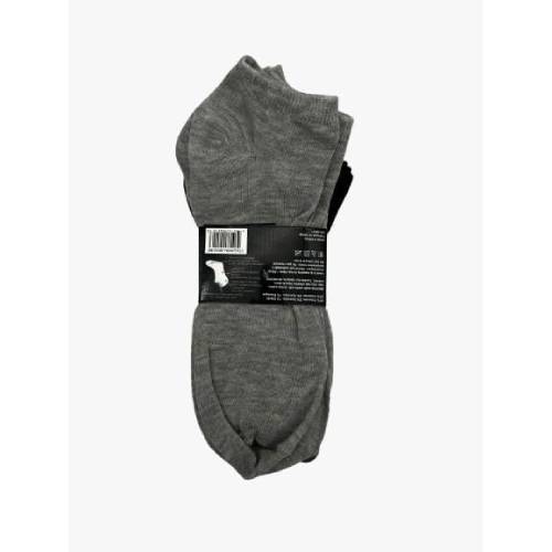 Men's Performance Sport Lite Athletic Socks, 10 Pair (Grey & Black) - Image 2