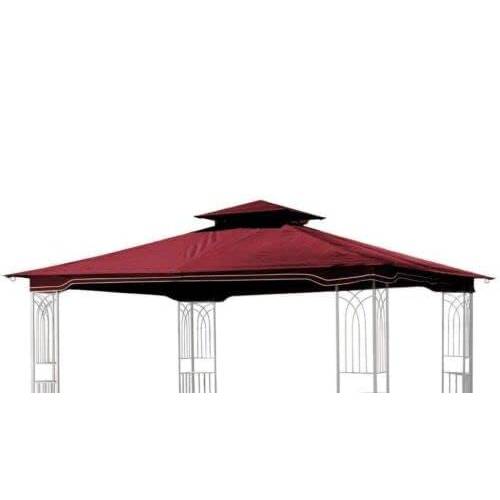 Replecment Canopy Set for Gazebo 11 X 15 FT RED (L-GZ076PST-1A) (Red) - Used - Like New