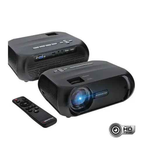 Monster Vision MHV11051CAN Image Pro 720P HD TFT LCD Projector - Image 5