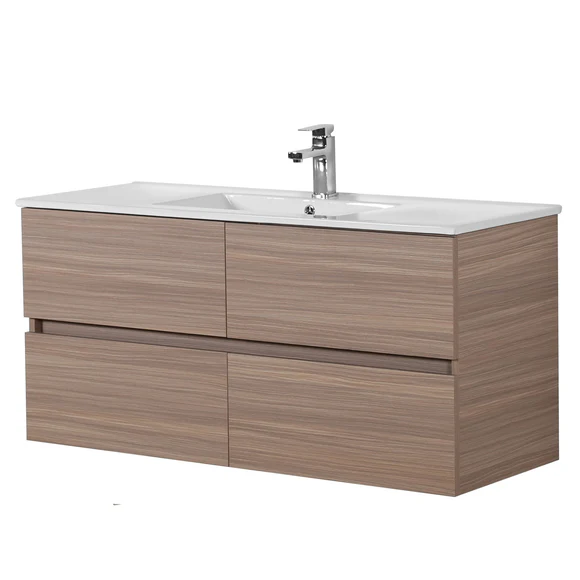 Poseidon Stella OAK1200-WH-Cab (Single Bowl), Cabinet only (Like New) - F16