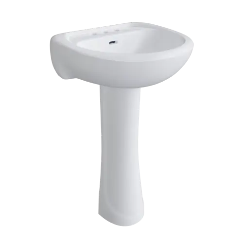 Proflo 17.38'' White Vitreous China Oval Bathroom Sink (Like New) - F13