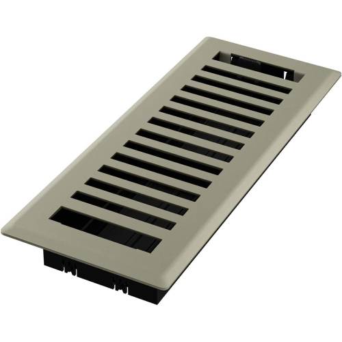Imperial RG3428 Montezuma Decorative Floor Register, 3 x 10-Inch, Satin Nickel