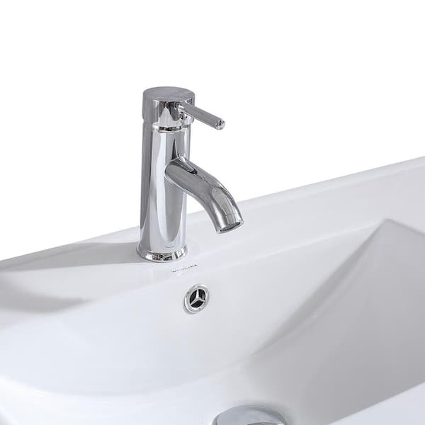 Wonline 36" Ceramic Vanity Top with Integrated White Basin and Faucet (Like New) - F38 - Image 9